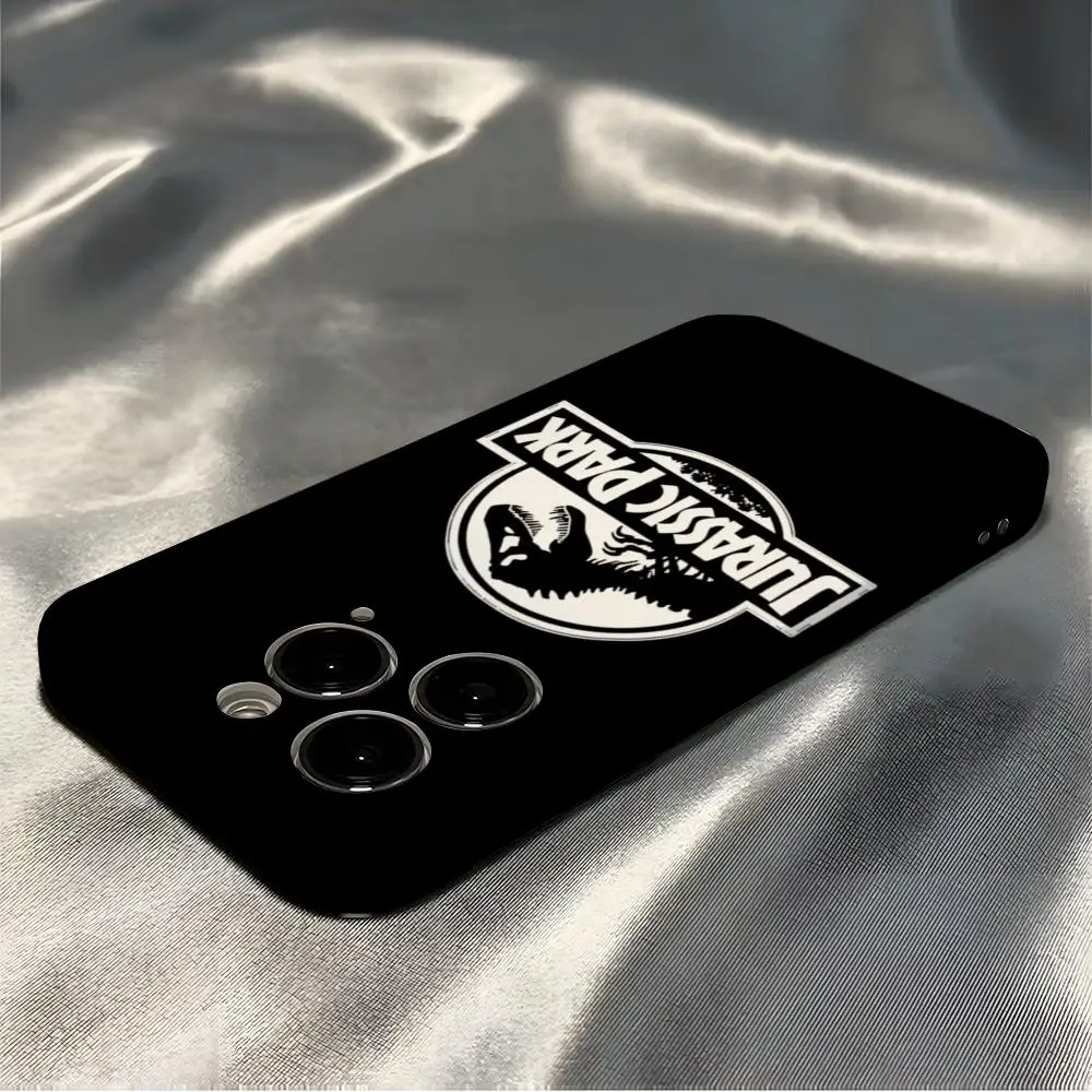 حافظة هاتف J-Jurassic Park Dinosaur World لهاتف آيفون 16 برو ماكس 15 برو 13 14 12 11 8 7 Plus X XR XS Max غطاء شامل #5