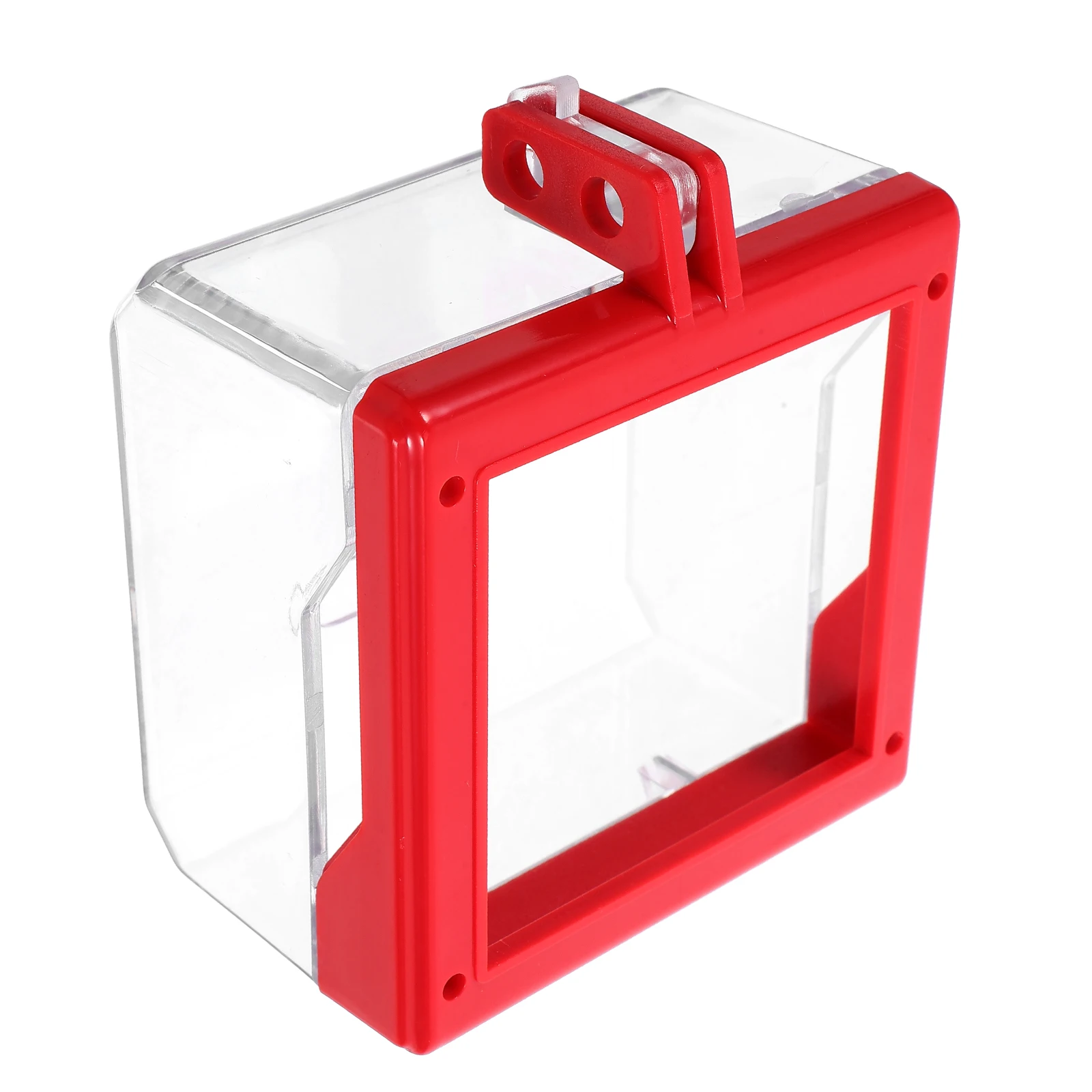 

Emergency Stop Cover Transparent Button Safety Protector Button Safety Cover Electronics Wall Mount Push Lock Guard Device