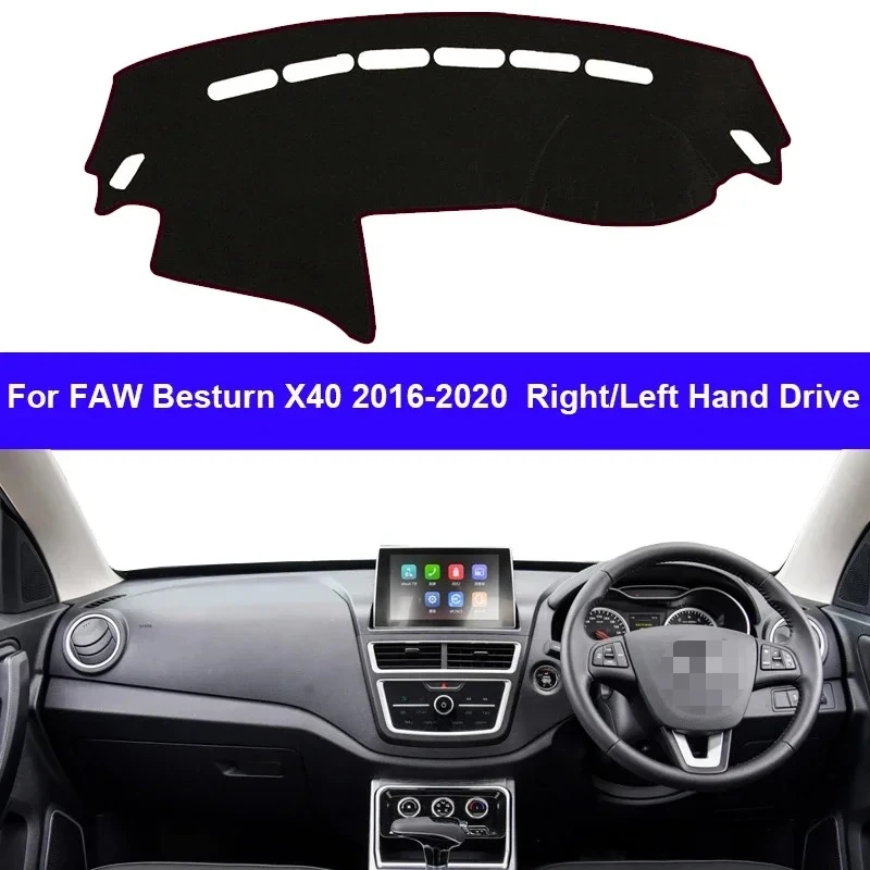 Fits FAW Besturn X40 2016 - 2020 Car Interior Dashboard Protective Mat, Dashboard Pad, Sunproof and UV Protection