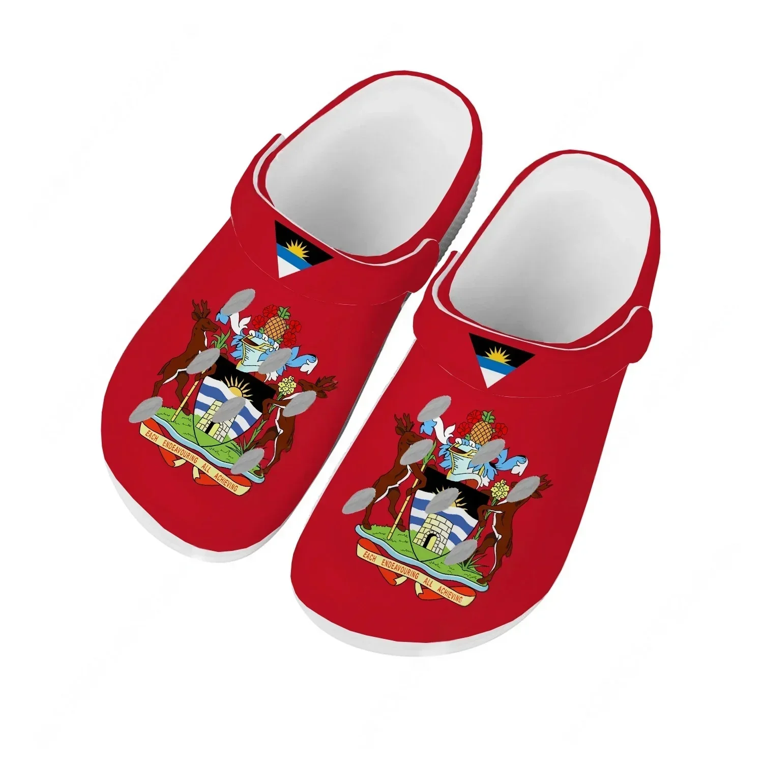 Antigua And Barbuda Water Shoes Men Women Comfortable Home Garden Clogs Customizd Sandals Beach Breathable Hole Slippers