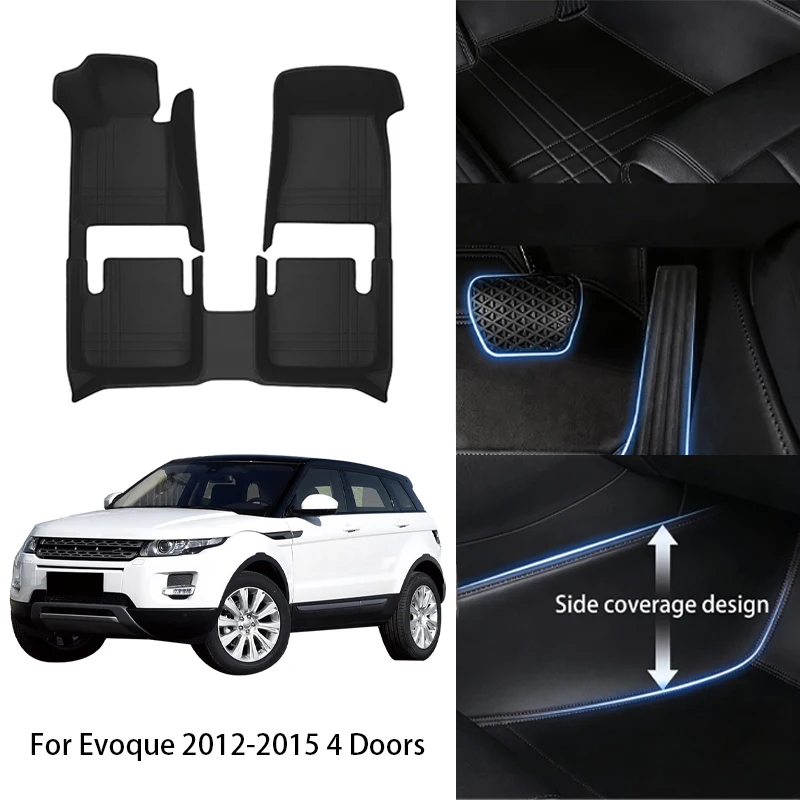 

Автомобильные коврики из искусственной кожи на заказ для Land Rover Evoque 4 двери, Freelander 1, 2 (2004, 2010, 2015) — аксессуары для интерьера авто
