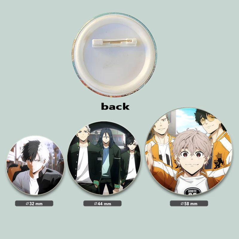 Anime Wind Breaker Knop Pin Badge Haruka Sakura SUOU NIREI SUGISHIA UMEMIYA KIRYU KAJI Broche Accessoires Fans Verzamelen Gift