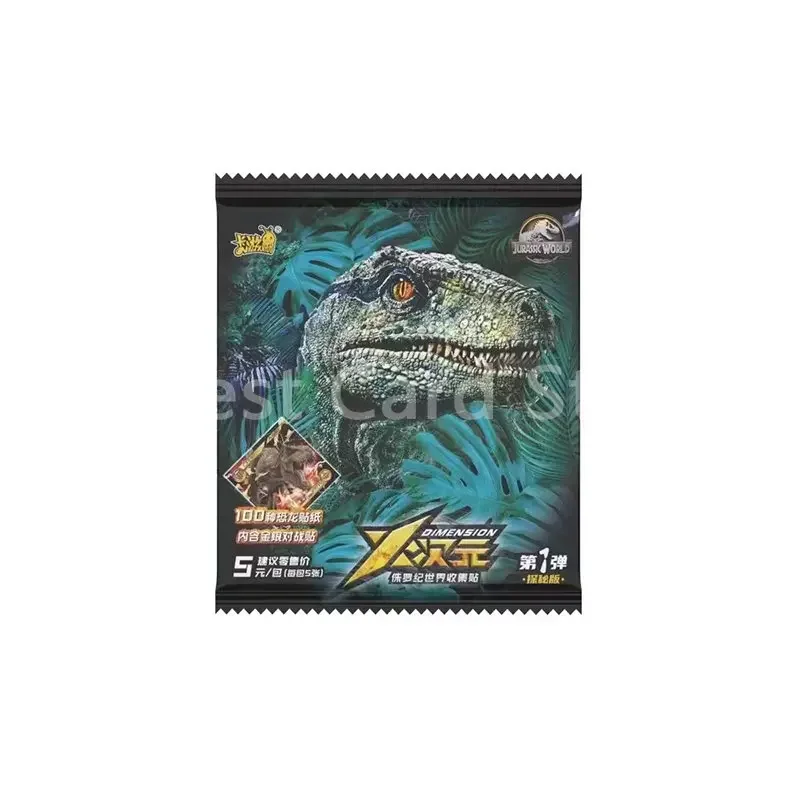 Genuine Jurassic World Mystery Edition Card Collection Adventure Science Fiction Anime Movie Character Cards Children Toys Gift