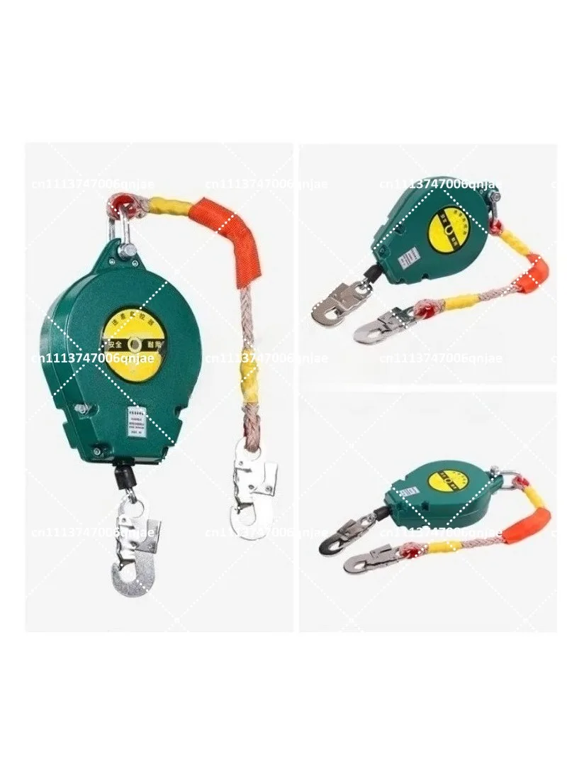 Heavy Duty Anti-Fall Self-Lock Device 3/5/7M 1/2 Ton for Tower Crane & Freight Elevator High Altitude Safety