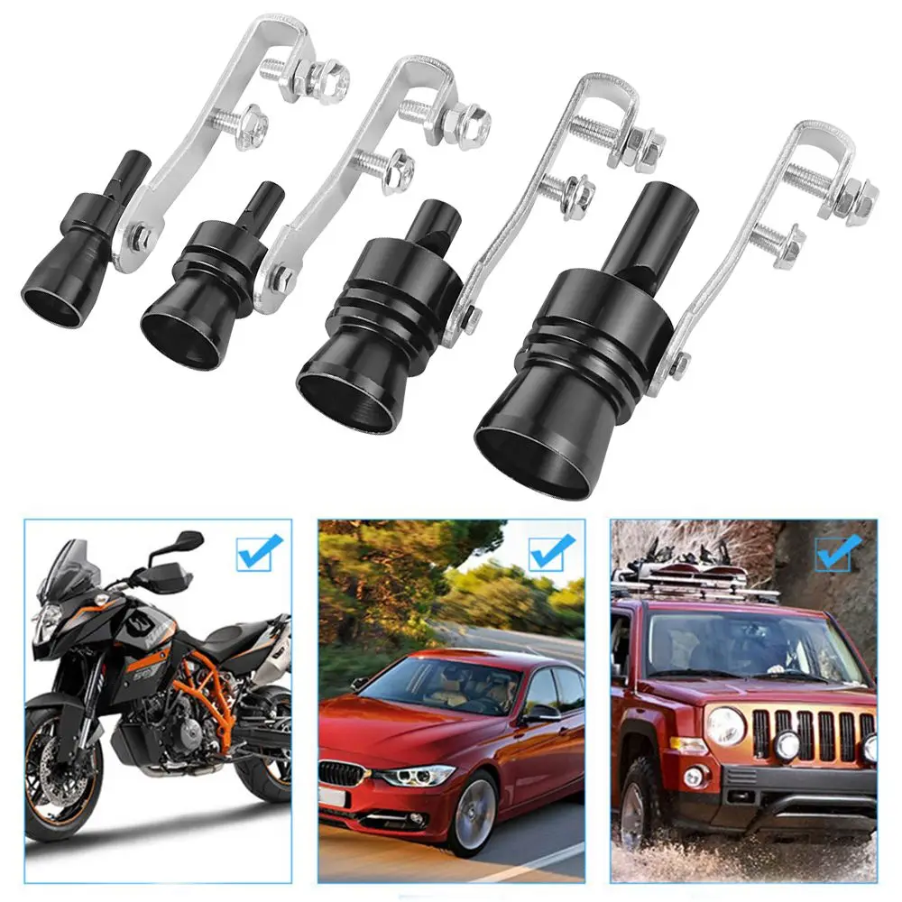 Turbo Tail Automotive Blowoff Valve Car Turbo Exhaust Pipe Roar Maker Sound Sound Simulator Whistle Tail Exhaust Muffler Pipe