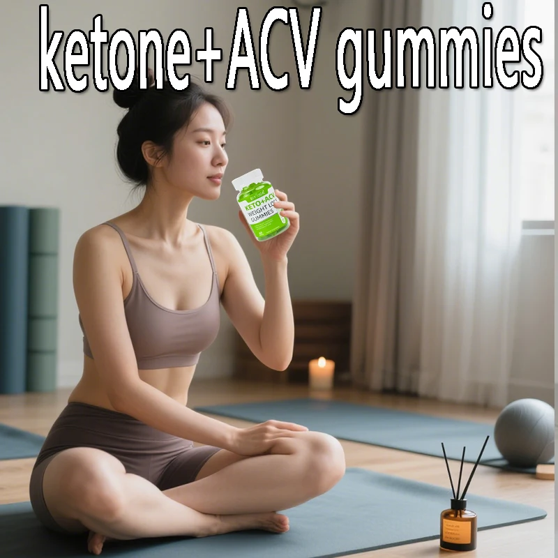 

1 bottle of ketone+ACV gummies to supplement nutrition improve fatigue increase appetite promote metabolism