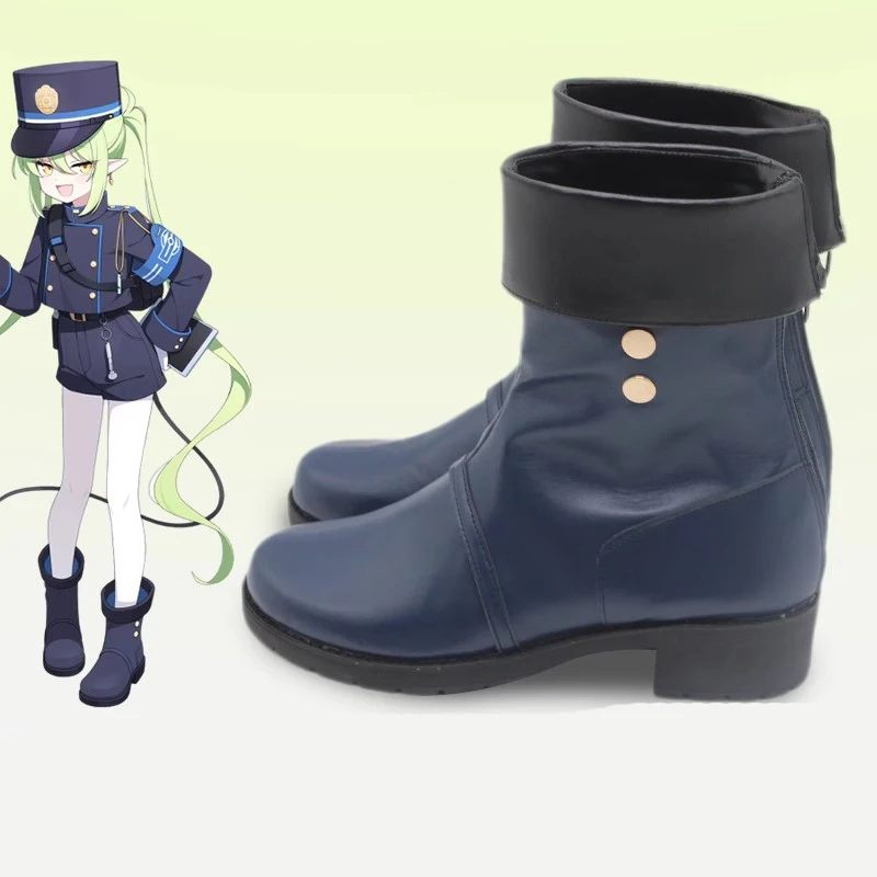 Tachibana Hikari Cosplay Schuhe Halloween Party Blau Archiv Cosplay Schuh Stiefel Weiche PU Leder Schuhe für Party Halloween Casual