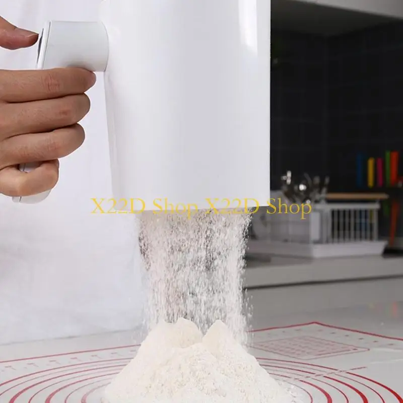 X22D Kitchen Tool Battery Operated Electric Flour Sifter for Baking Flour Sieve