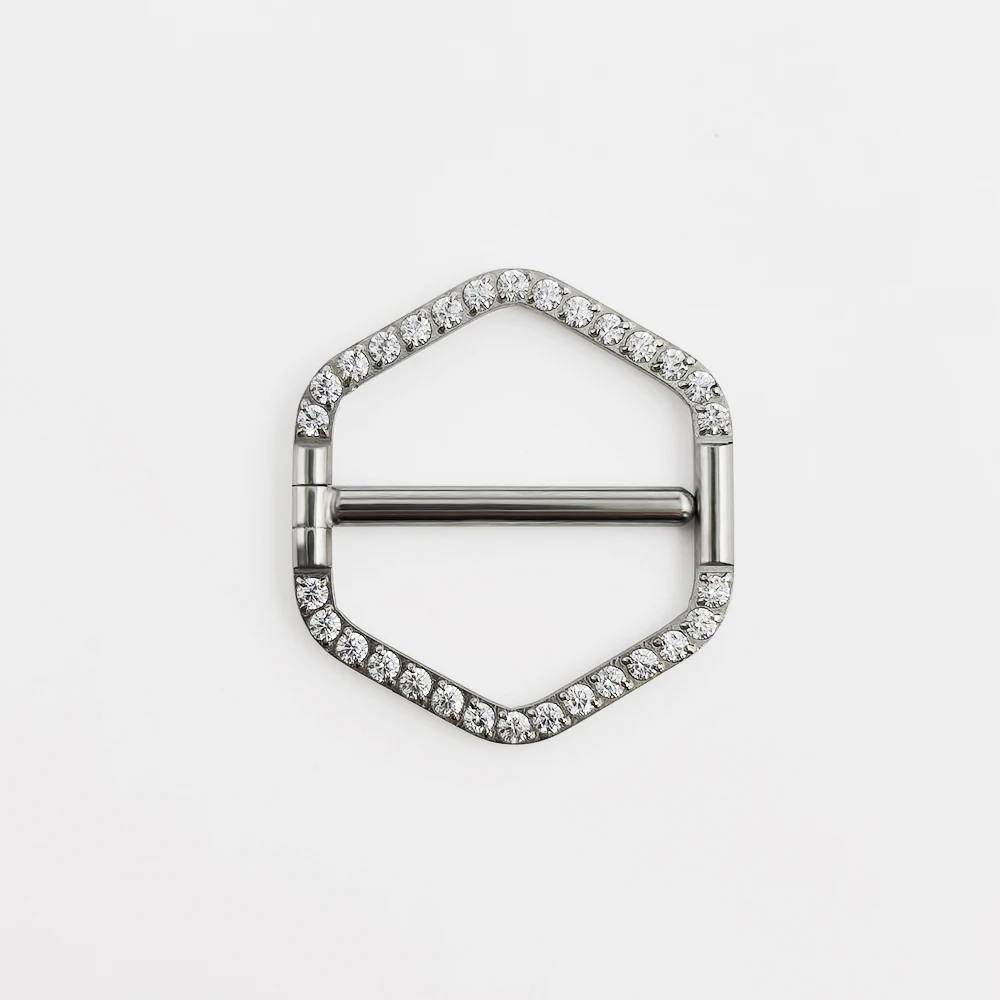 16G Titanium Nipple Ring, Sexy Body Jewelry