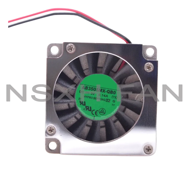 

New Radiator AB3505MX-QB0 5V 0.14A 3510 USB Turbine Blower Cooler Fan Metal Cooling Fan 35*35*10mm