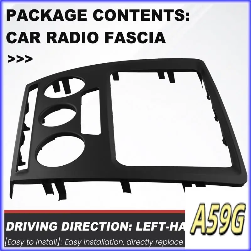 

G9-2DIN Car Radio Fascia Frame DVD GPS Navigation MP5 Panel Cover For Skoda Octavia 2007-2009