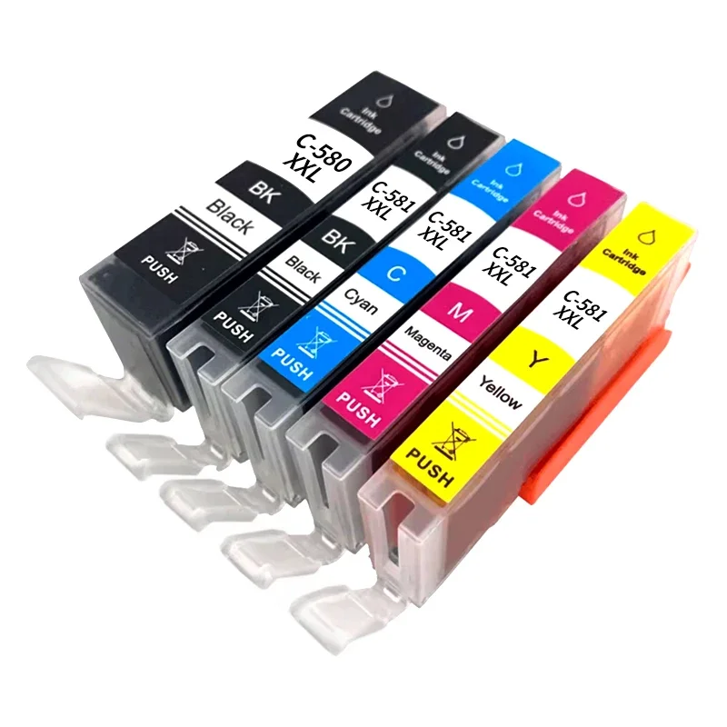 PGI-580 CLI-581 580 Ink cartridge Compatible For canon TR7550 8550 TS6150 TS6151 TS6250 TS9550 TS9551C TS6350 TS705 Printer ink