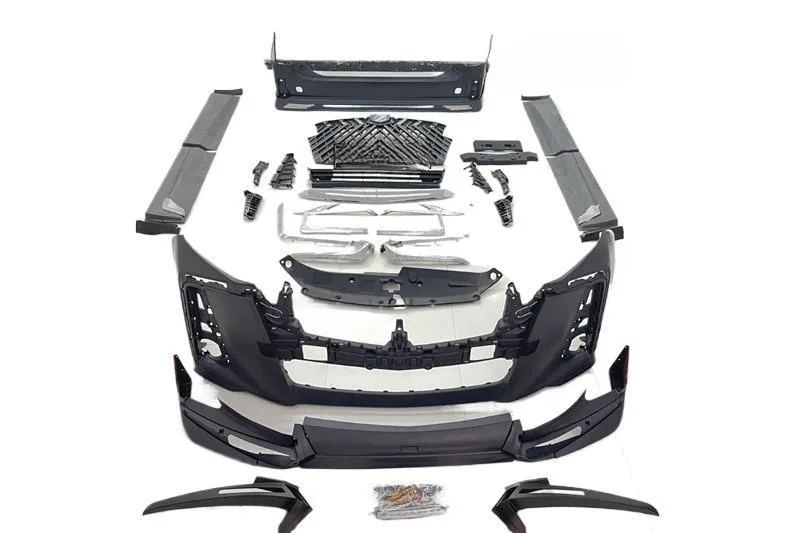 

Suitable for Toyota Elfa Modified TRD Large Surround Front Bumper Middle Mesh Rear Bumper Side Skirt Spot