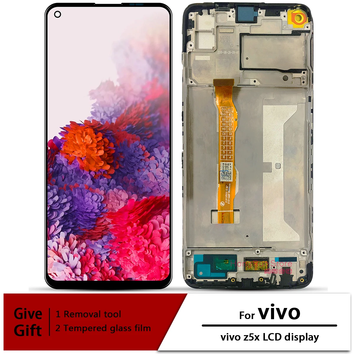 

For vivo Z1 Pro 1951 1918 LCD Display Touch panel Screen sensor Digitizer module with frame Assembly For Vivo Z5x V1911A V1919A