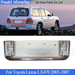 CAPQX Car Rear Number Light Frame For Lexus LX470 2003-2007 License Plate Lamp Cover Holder Support
