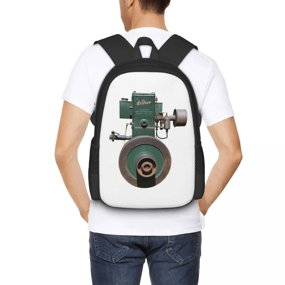 

The Lister D Student Backpack School Bag Hiking Travel Daypack for Boys Girls Fashion Bookbag Shoulder Bags