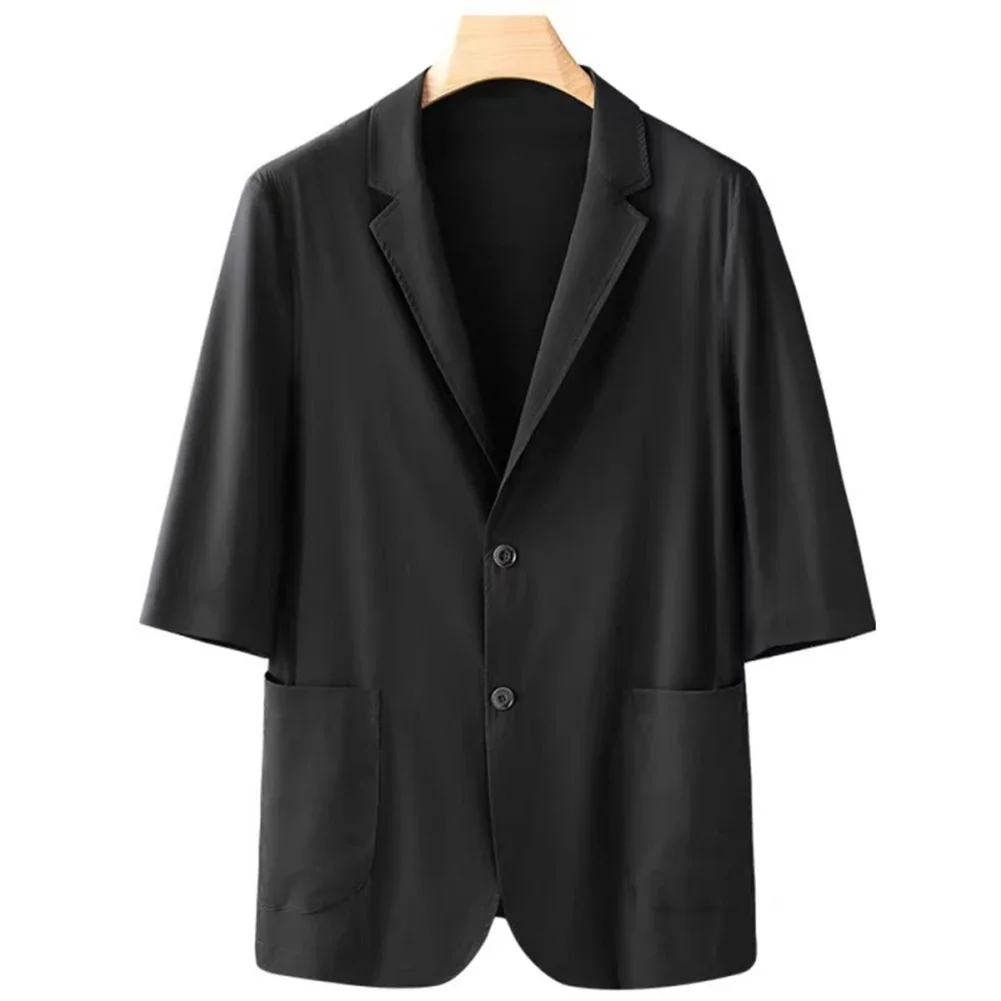 

Stylish Daily Holiday Casual Suit Jacket Fashion Blazer Brand New Lapel Neckline Polyester Fabric Regular Length