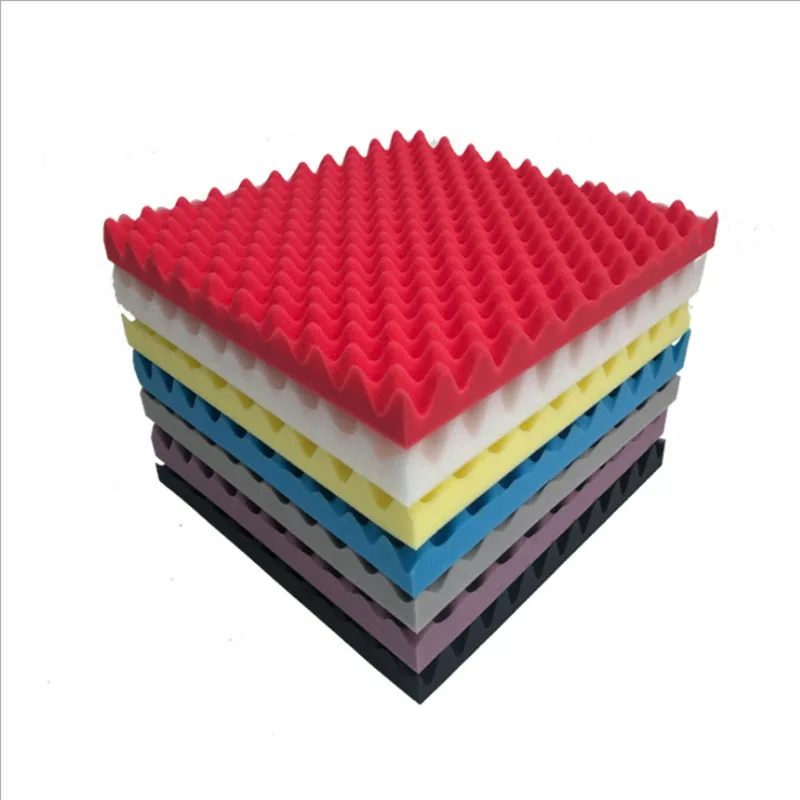 

1PC Multicolor Foams Soundproofing Foam Acoustic Wall Panel Sound Insulation Foam Studio Wall Tiles Multipurpose Home Supplies