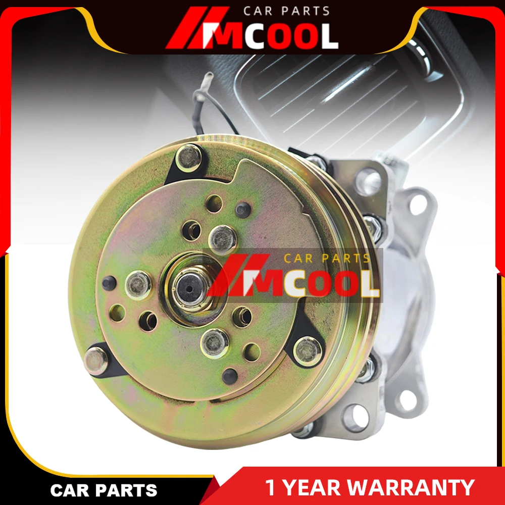 

New A/C AC Compressor and Clutch For Heavy Duty Truck Tractor Excavator V Blet Pulley 2PK 12V 24V 5H14 508 SD508