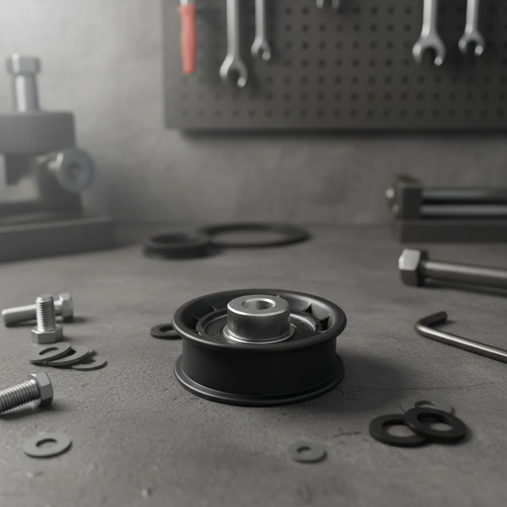 Replacement Flat Idler Pulley 604491 Fits For Hustler For Raptor Mowers, Heavy-Duty Garden Equipment Spare Parts