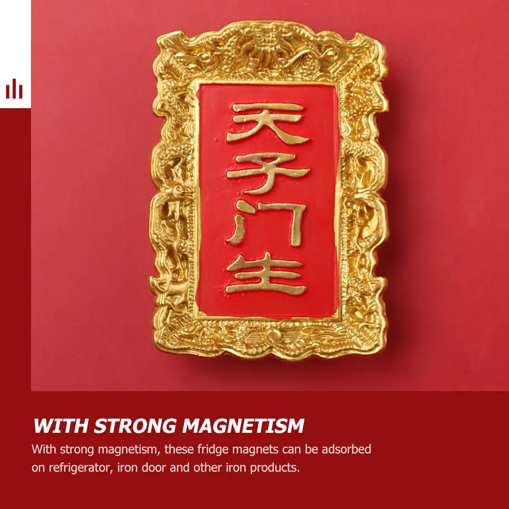 

Magnets Resin Plaque Decoration for Fridge Refrigerator Cartoon Chinese
