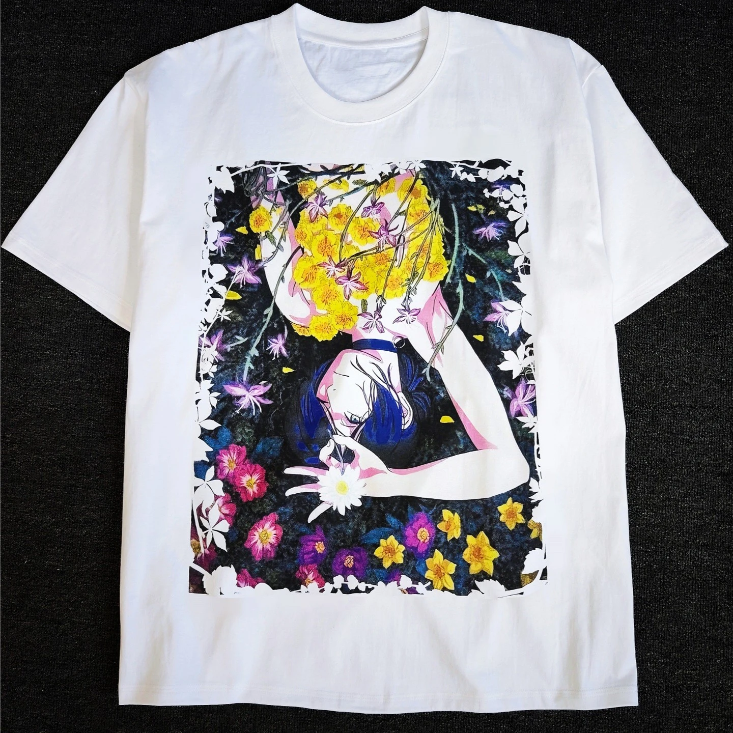 Rare Chainsaw Anime 2D Casual Shirt Y2K Trendy Casual Shirt for Non-mainstream Couples - Loose and Trendy Design