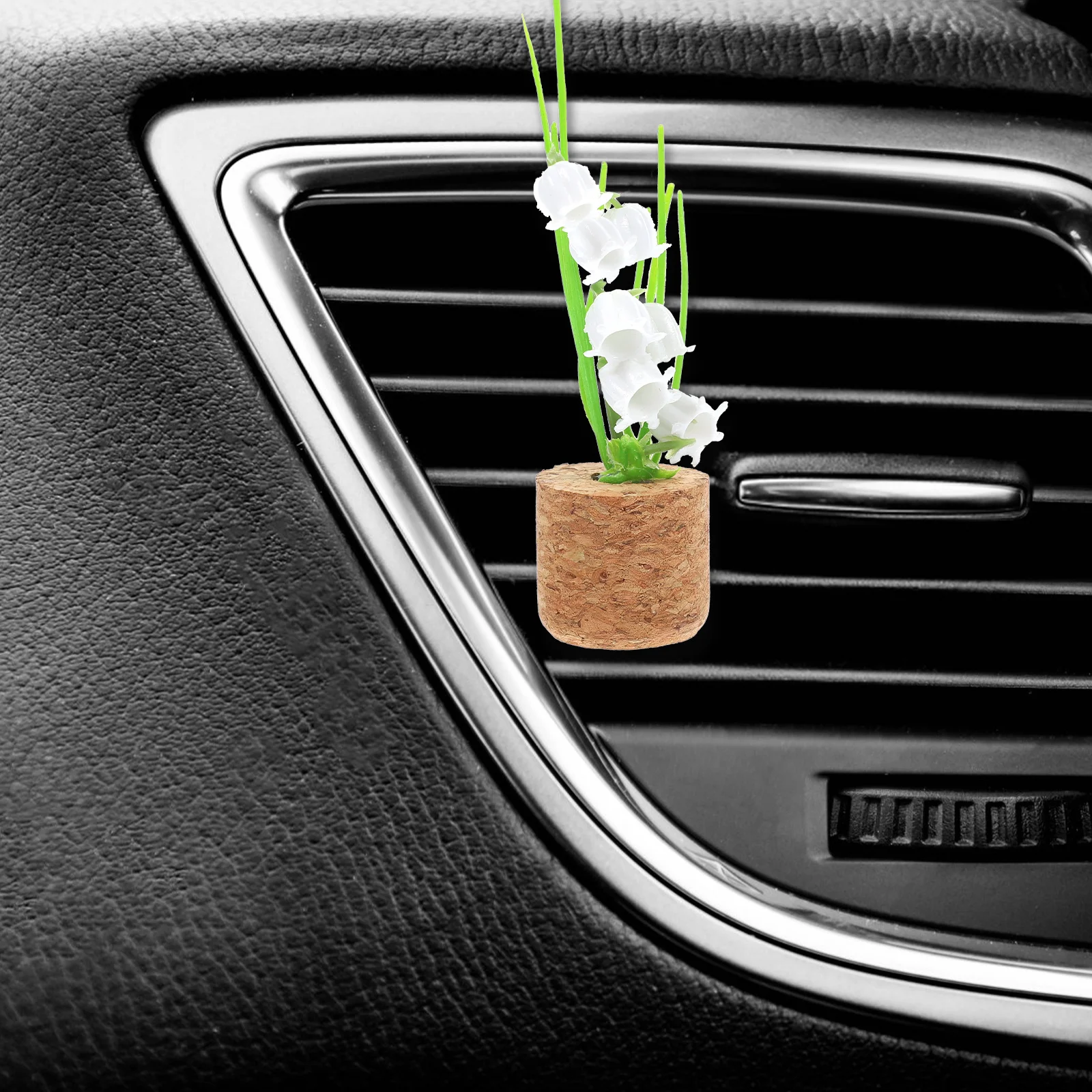 

Car Air Vent Clips Simulated Plant Pot Design Aroma Diffuser Clip Creative Car Dashboard Decoration Outlet Freshener
