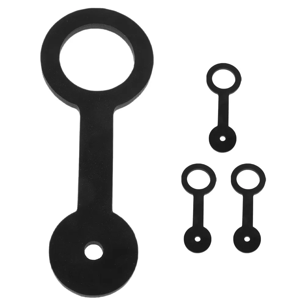

4Pcs Rv Shower Door Latch Strap Silicone Adjustable Camper Trailer Door Catch Holder for Travel Bathroom Security Accessories