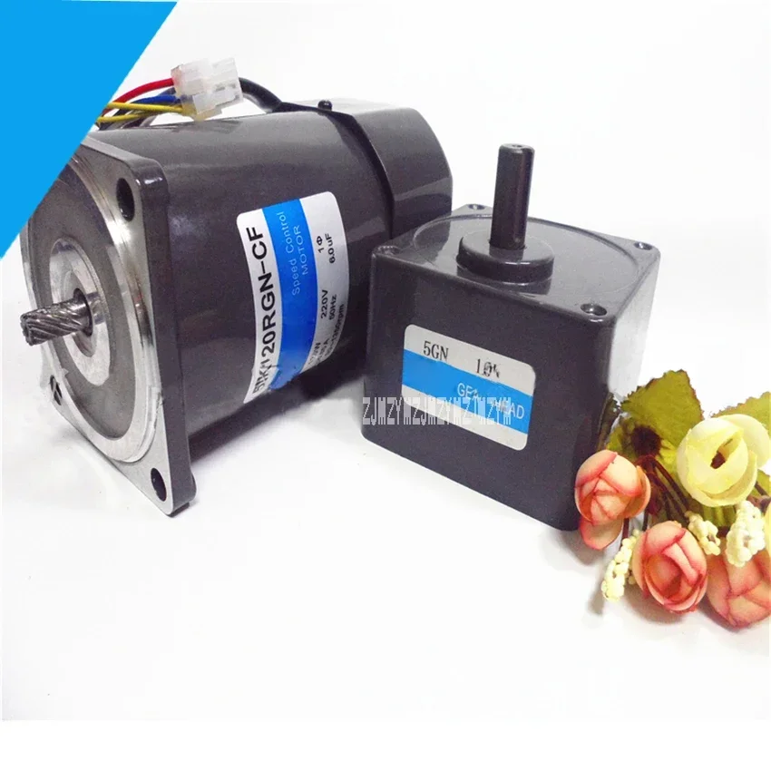 51K120RGN-CF AC Gear Speed Motor High-quality Single Phase AC Gear Reducer Motor Speed Regulating Motor 110V/220V 120W 100r/min