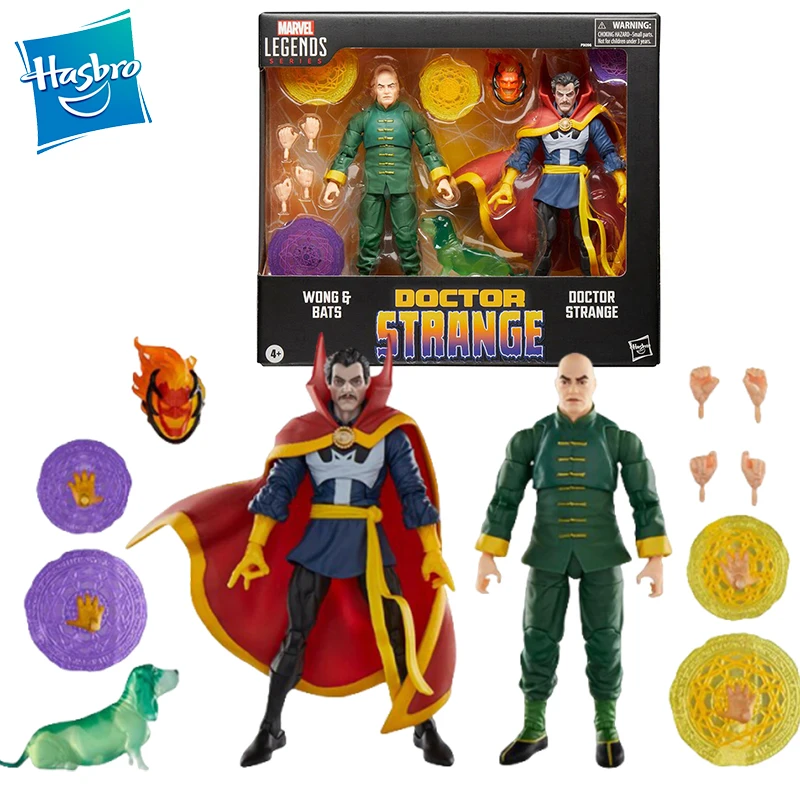 

Original Hasbro Marvel Legends Wong Bat Doctor Strange Double Set 6Inch Anime Doll Action Figure Model Toy Collection Hobby Boys