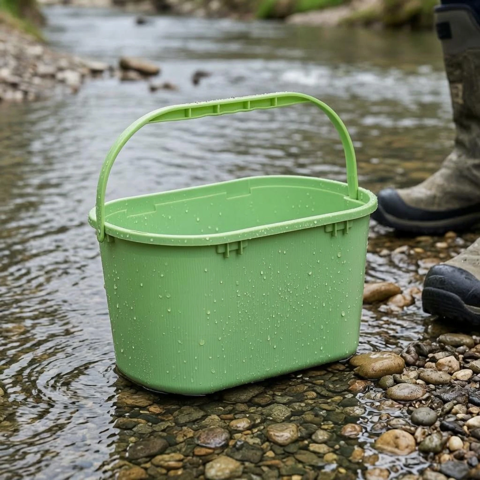 Double-Layer Fish Container Thickened PP Fish Holding Container Outdoor Gear Drain Hole Stream-Style