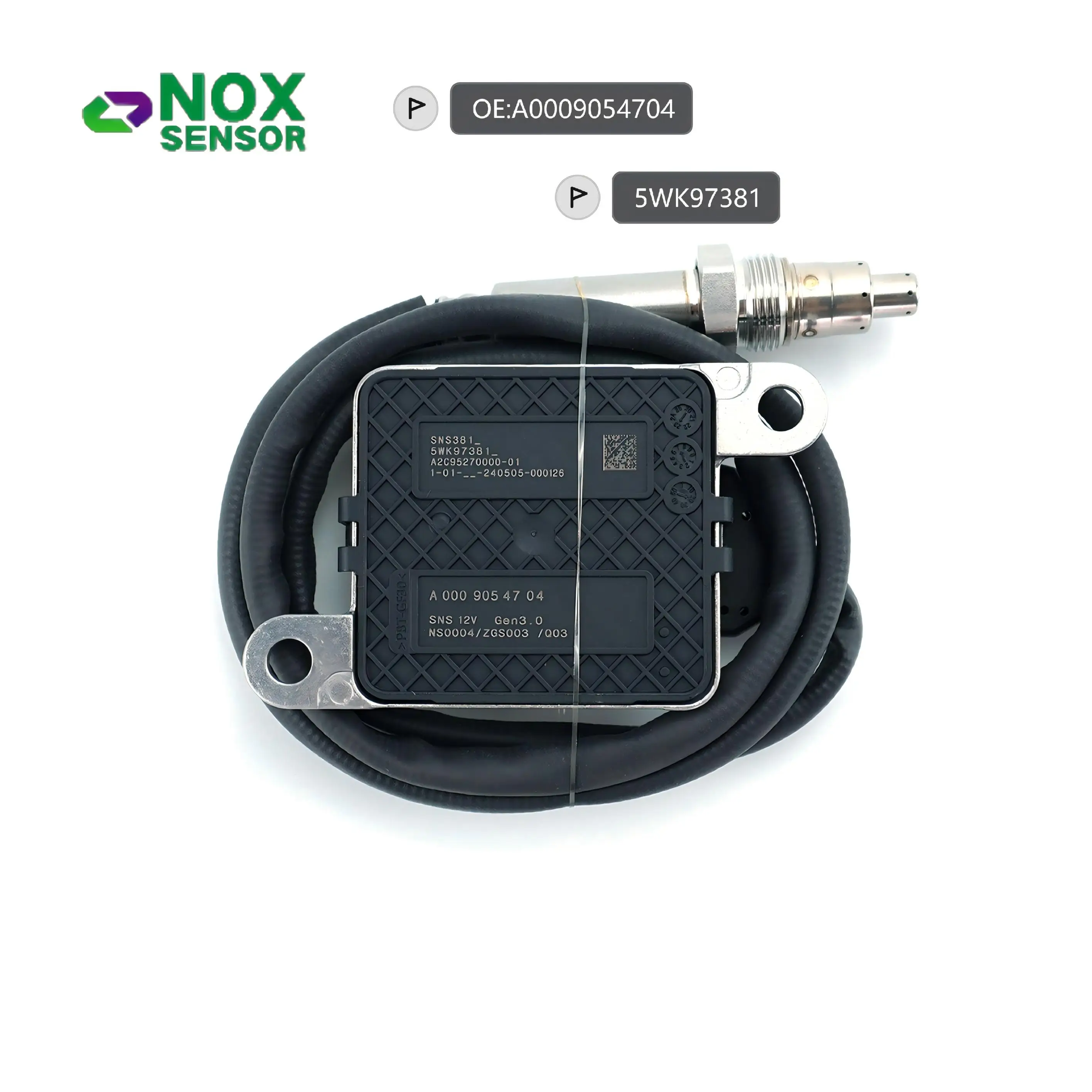 

5WK97381 A0009054704 Новый высококачественный датчик оксида азота Nox для Mercedes Benz E-Class W213 W238 CLS W257 S-Class W222