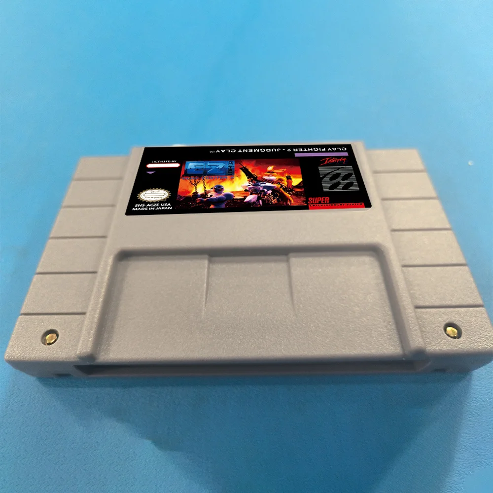 Clay Fighter 2 - Gioco d'azione Clay Judgment per console SNES Cartuccia a 16 bit Versione USA NTSC Spedizione veloce
