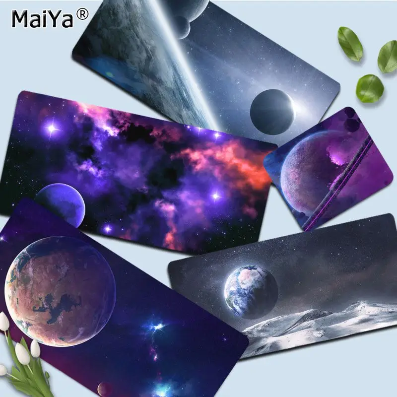 

Yzuoan Earth Space Mousepad Beautiful Durable Rubber Mouse Mat Pad Size For CSGO Game Player Desktop PC Computer Laptop