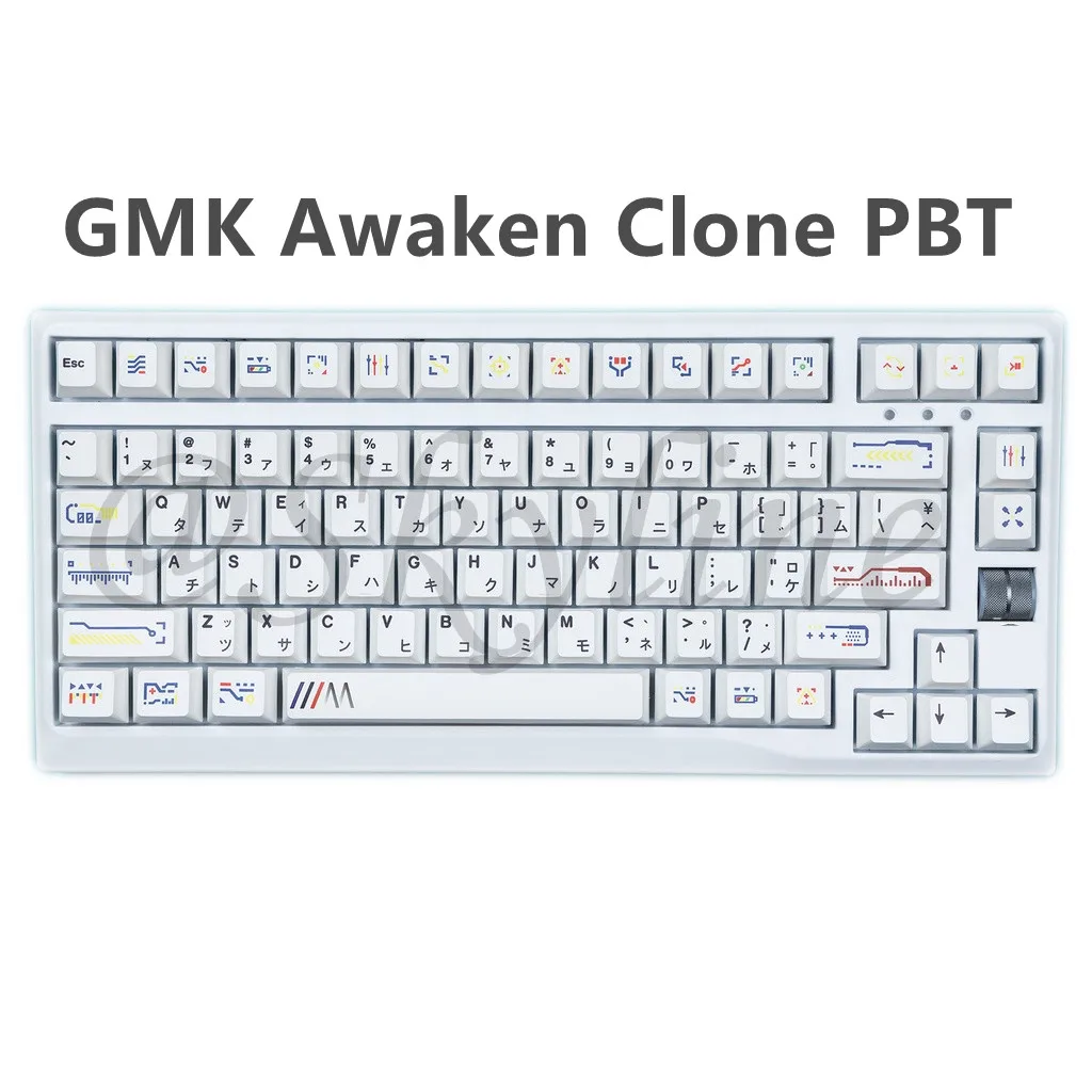 134 Keys/set Keycap GMK Awaken Clone PBT Cherry Profile Personality Keycap For 61 64 68 84 104