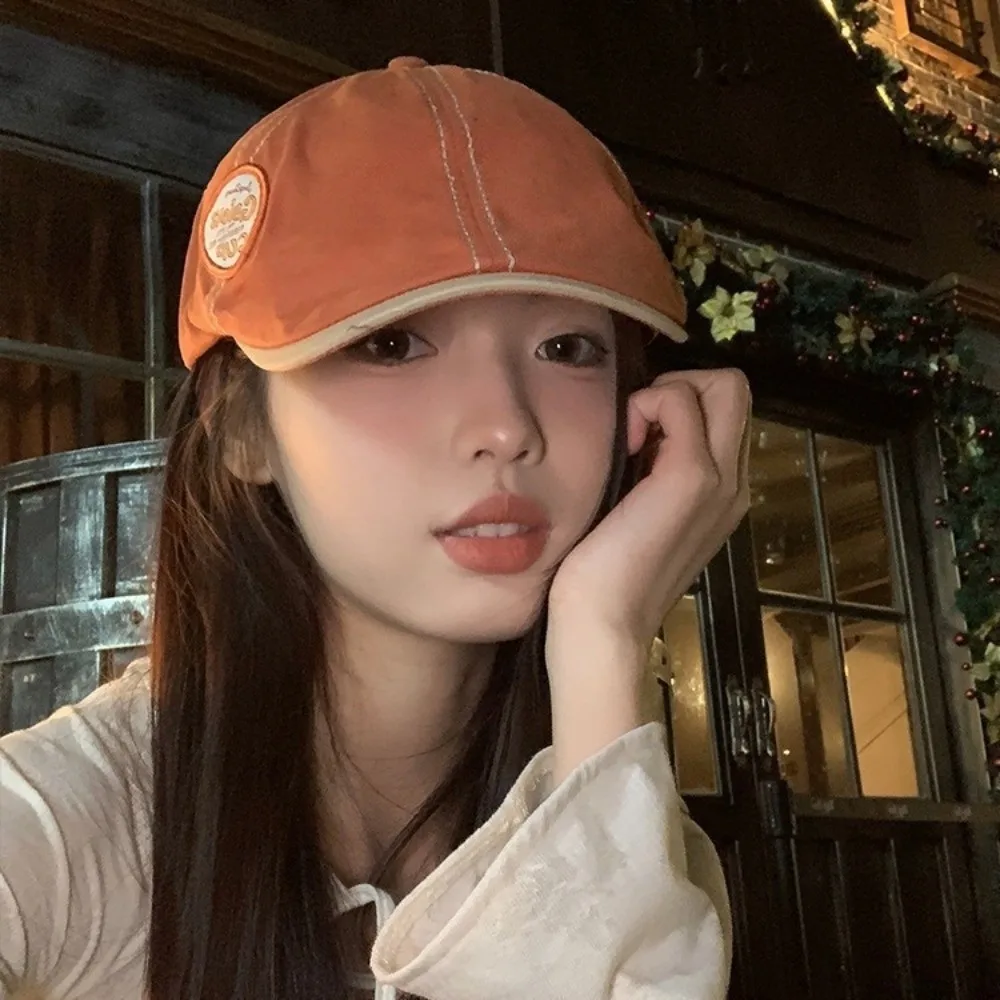 أزياء خمر إلى الأمام قبعة التطريز Y2k موزع الصحف قبعة الأمريكية قناع قبعات رعاة البقر للجنسين