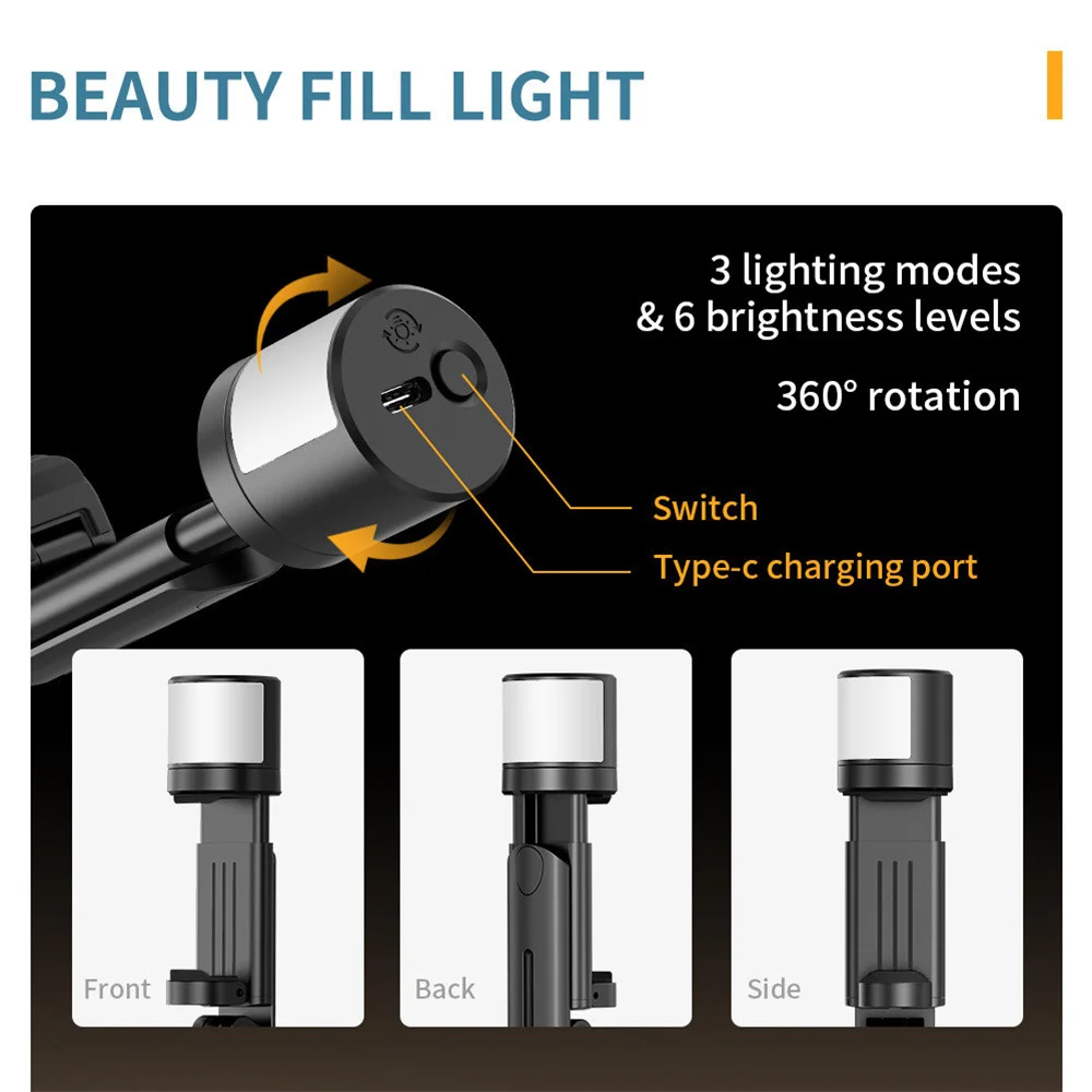 自撮り棒,Bluetooth三脚,リモコン付き,ミニ三脚,2023