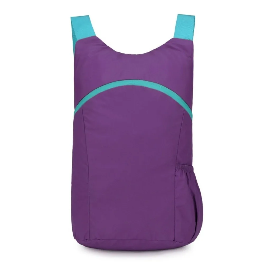 

Water Repellent Fabric Foldable Travel Backpack Collapsible Adjustable Shoulder Strap Packable Drawstring Backpack
