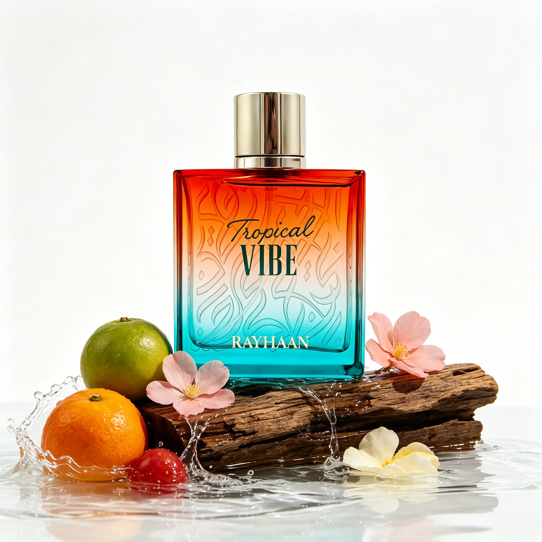 

Rayhaan Tropical Vibe – Fruity, Floral, Fresh, Woody – Eau de Parfum Spray Long-Lasting Fragrance for Everyone, 3.4 Ounce / 100 ml