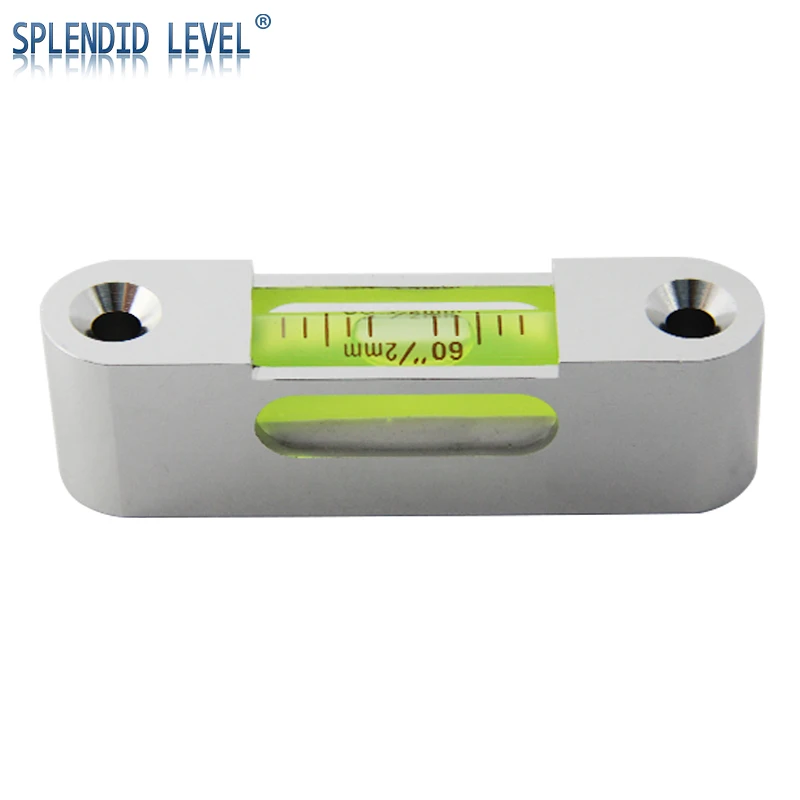 Alumínio Alloy Horizontal Bubble Bar, água Nível Régua, Long Bar, Três Windows observação, Medidor portátil, 6620 Bar