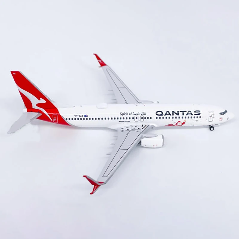 دييكاست 1:400 مقياس سبيكة Qantas B737-800 VH-VZX نموذج طائرة كلاسيكي الانتهاء ثابت جمع حلية هدية العرض