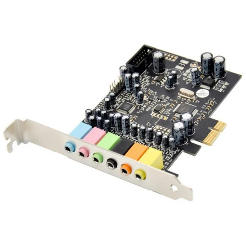 Tarjeta de sonido PCIe 7,1 canales CM8828 + CM9882A con soporte SPDIF, tarjeta de extensión estéreo 3D Digital analógico PCIe 7.1CH