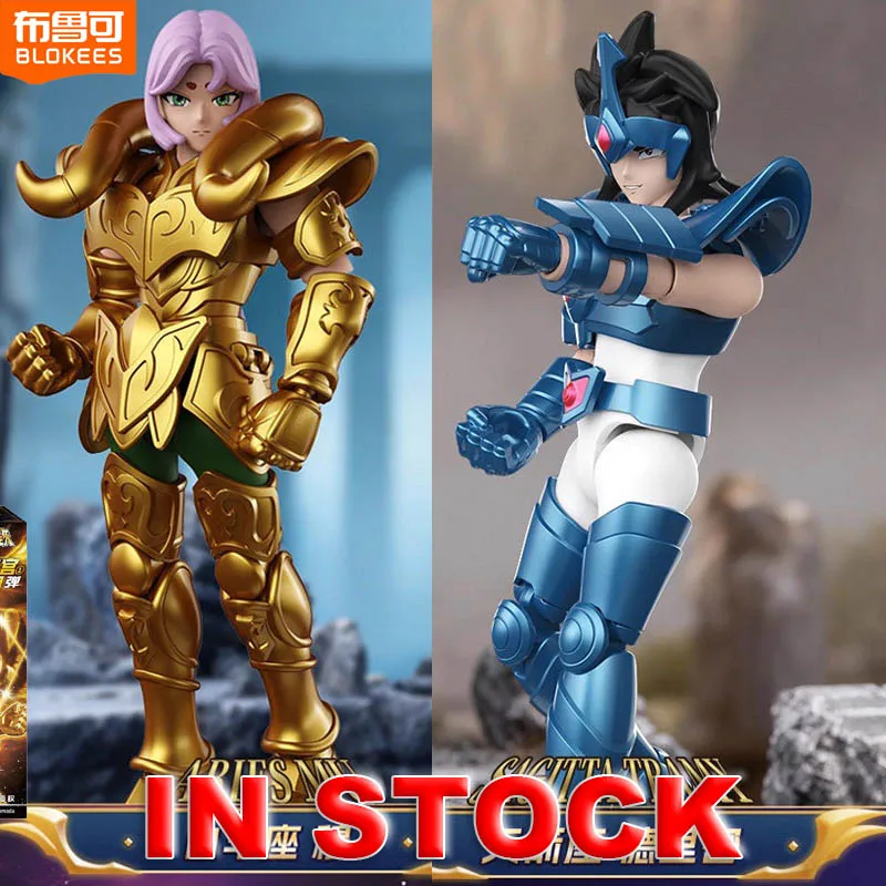 

Saint Seiya Galaxy V3 версия в наличии оригинальные Blokees слепая коробка Афина Телец Овен Лев Кики фигурка украшения игрушки подарок