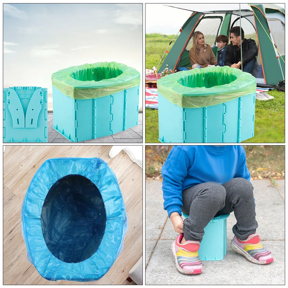 

1Pcs Baby Foldable Toilet Portable Travel Potty Trainer Car Infant Potty Outdoor Children Closestool Foldable Baby Travel Toilet
