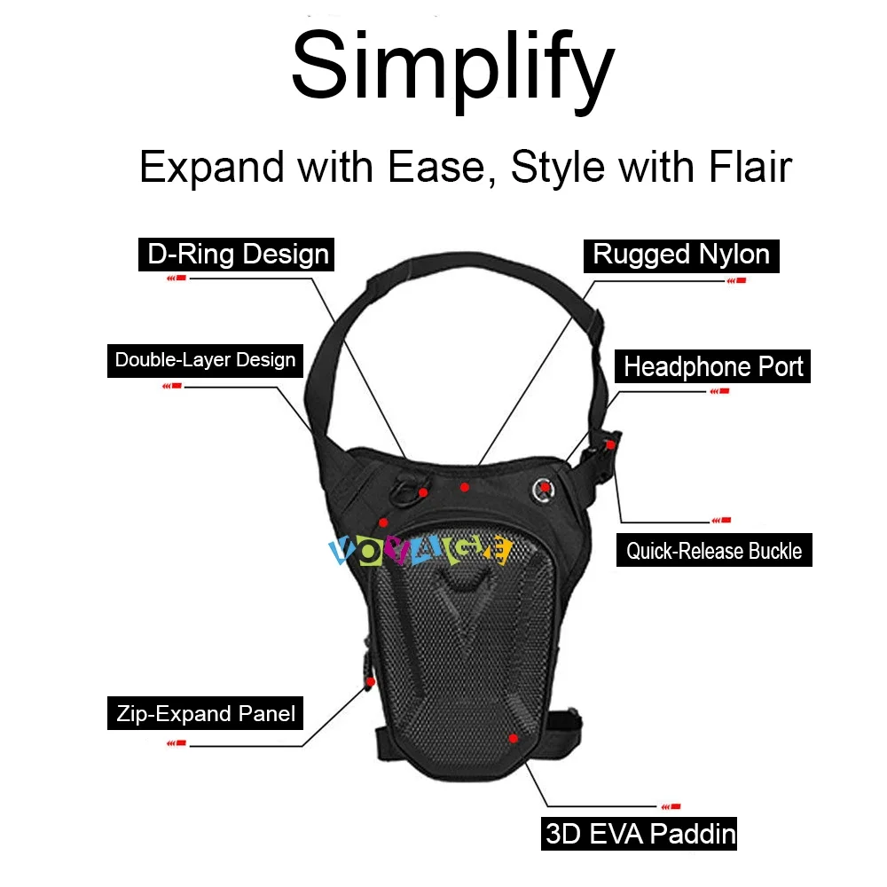 لياماها MT03 MT07 MT09 MT10 MT25 MT125 MT 03 07 09 10 25 125 مقاوم للماء حقيبة بحزام الفخذ الساق الجانب حقيبة دراجة نارية الملحقات