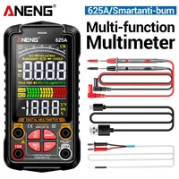 ANENG 625A Digital Multimeter AC/DC Current Meter Voltage Resistance Meter Electrician Display Meter USB Type-c ChargeTest Tools