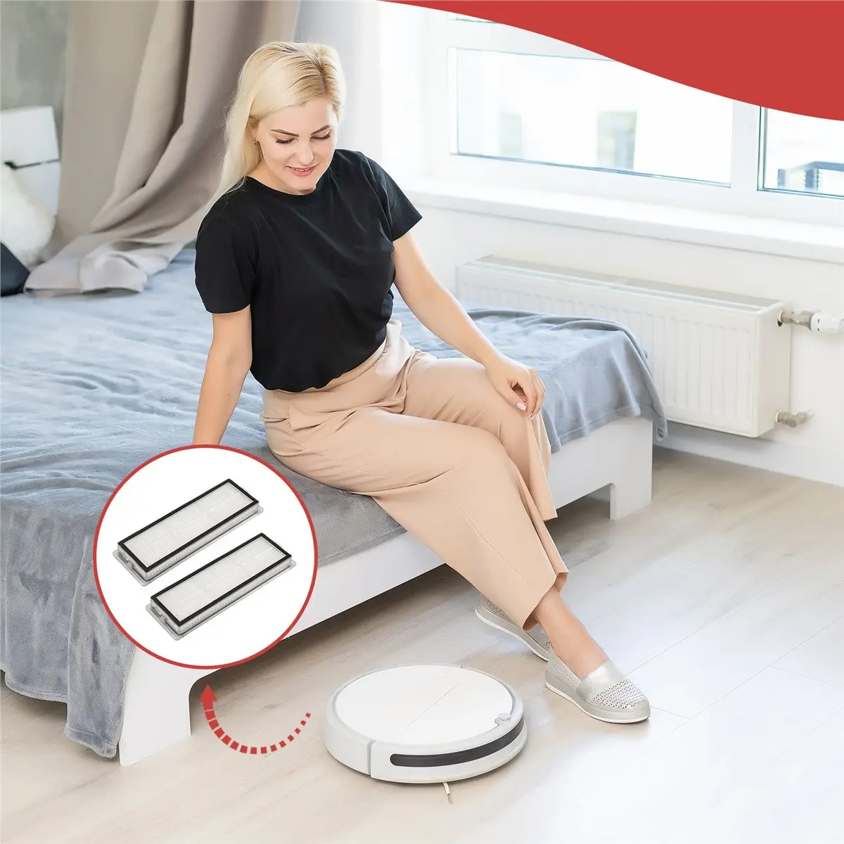 ABPO For Xiaomi Robot Vacuum X20+ / X20 Plus Replacement Parts Main Side Brush Hepa Filter Mop Cloth Dust Bags Accessories