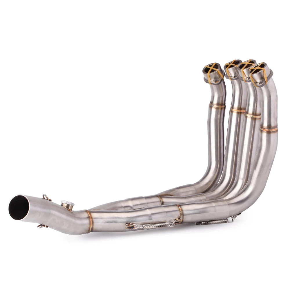 

STLF Motorcycle Accessories Modify Stainless Exhaust Header Front Link Pipe 51mm Escape Moto Slip on Tube for YZF R6 2006-2016