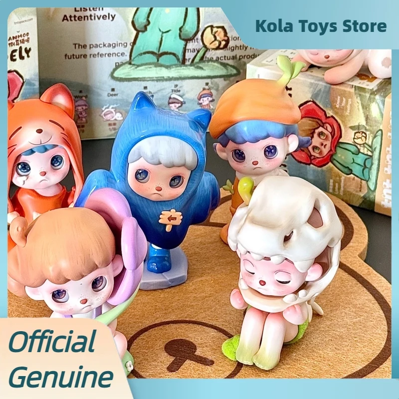 

Новый Anmoo Listen Attentively Series слепая коробка Прекрасное украшение стола Аниме Фигурка ПВХ Модель Кукла Mystery Box Модные игрушки в подарок