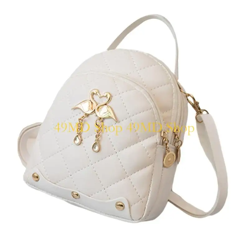 49MD Stilvoller Schul -Rucksack für Damen Small Travel Daypack Rucksack Umhängetasche